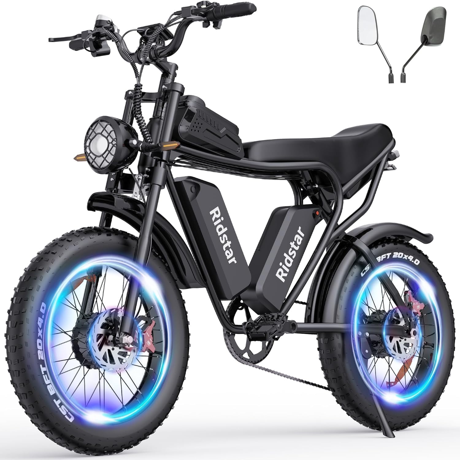electric bike q20 2000w 52v 30 180 miles all terrain fat tire e bike for adults 2